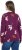 Ulla Popken Eco Cotton Leaf Pattern Long Sleeve Sweater Forest Berry - Megztiniai ir džemperiai - 