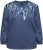 Ulla Popken Sequined Neck Long Sleeve Sweatshirt Ink Blue - Megztiniai ir džemperiai - 