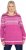 Ulla Popken Norwegian Style Pastel Tone Long Sleeve Sweater Summer Berry - Megztiniai ir džemperiai - 