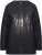Ulla Popken Sequined Knit Long Sleeve Hoodie Black - Megztiniai ir džemperiai - 