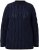 Ulla Popken Openwork Chenille Sweater Navy - Megztiniai ir džemperiai - 