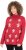 Ulla Popken Gingerbread Men Sweater Salsa Red - Megztiniai ir džemperiai - 