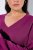 Ulla Popken Soft Fine Knit Pullover V-Neck Sweatshirt Dark Lilac - Megztiniai ir džemperiai - Jaukūs džemperiai ir megztiniai