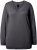 Ulla Popken Casual V-Neck Long Sleeve Sweater Charcoal Grey Melange - Megztiniai ir džemperiai - 