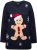 Ulla Popken Gingerbread Man Christmas Sweater Navy - Megztiniai ir džemperiai - 