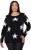 Ulla Popken Glitter Stars Soft Knit Sweater Black - Megztiniai ir džemperiai - 
