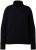 Ulla Popken Turtleneck Sweater with Ribbed Inserts Black - Megztiniai ir džemperiai - 