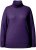Ulla Popken Turtleneck Ribbed Trim Long Sleeve Sweater Deep Violet - Megztiniai ir džemperiai - 