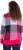 Ulla Popken Grand Check Long Sleeve Sweater Red Pink - Megztiniai ir džemperiai - 
