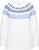 Ulla Popken Norwegian-Inspired Long Sleeve Knit Sweater Snow White - Megztiniai ir džemperiai - 