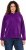 Ulla Popken Chenille Knit Hoodie Dark Purple - Megztiniai ir džemperiai - 
