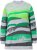 Ulla Popken Landscape Stripe Sweater Moss Green - Megztiniai ir džemperiai - 