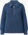 Ulla Popken Two-Tone Mixed Knit Troyer Collar Sweater Navy - Megztiniai ir džemperiai - 