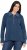 Ulla Popken Two-Tone Mixed Knit Troyer Collar Sweater Navy - Megztiniai ir džemperiai - 