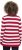 Ulla Popken Striped Polo Collar Long Sleeve Sweater Ruby Red - Megztiniai ir džemperiai - 