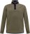 D555 Leicester 2 Quarter Neck Fleece Sweatshirt Khaki - Megztiniai ir džemperiai - Megztiniai ir Džemperiai - 2XL-14XL