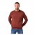 JP1880 Classic Round Neck Long Sleeve Sweater Brick Brown - Megztiniai ir džemperiai - Megztiniai ir Džemperiai - 2XL-14XL