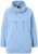 Ulla Popken Drawstring Collar Long Sleeve Sweatshirt Light Blue - Megztiniai ir džemperiai - 