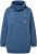 Ulla Popken Drawstring Collar Long Sleeve Sweatshirt Blue Denim - Megztiniai ir džemperiai - 