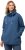 Ulla Popken Drawstring Collar Long Sleeve Sweatshirt Blue Denim - Megztiniai ir džemperiai - 