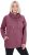 Ulla Popken Drawstring Collar Long Sleeve Sweatshirt Dark Rose - Megztiniai ir džemperiai - 