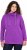 Ulla Popken Drawstring Collar Long Sleeve Sweatshirt Purple - Megztiniai ir džemperiai - 