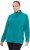 Ulla Popken Modular Fleece Zip Front Jacket Emerald - Megztiniai ir džemperiai - 