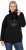 Ulla Popken Rhinestone Snowflake Turtleneck Sweatshirt Black - Megztiniai ir džemperiai - 