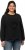 Ulla Popken Flock Print Long Sleeve Crew Neck Sweatshirt Black - Megztiniai ir džemperiai - 