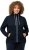 Ulla Popken Contrast Color Zip Up Sweatshirt Navy - Megztiniai ir džemperiai - 
