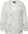 Ulla Popken Tie-Dyed Long Sleeve Sweatshirt Snow White - Megztiniai ir džemperiai - 