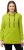 Ulla Popken GLOW Lettered Collared Sweatshirt Apple Green - Megztiniai ir džemperiai - 