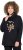 Ulla Popken Sparkling Candy Cane Graphic Sweatshirt Black - Megztiniai ir džemperiai - 