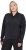 Ulla Popken Quick Drying College Collar Sweatshirt Black - Megztiniai ir džemperiai - 