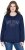 Ulla Popken NYC Embroidered Long Sleeve Sweatshirt Ink Blue - Megztiniai ir džemperiai - 