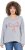 Ulla Popken Bow City Lettering Sweatshirt Light Grey Melange - Megztiniai ir džemperiai - 