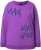 Ulla Popken Magnifique Split Style Sweatshirt Purple - Megztiniai ir džemperiai - 