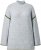 Ulla Popken Decorative Seam Sweater Light Grey Melange - Megztiniai ir džemperiai - 