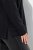 Ulla Popken Chain Fringe Smooth Fleece Sweatshirt Black - Megztiniai ir džemperiai - Jaukūs džemperiai ir megztiniai