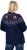 Ulla Popken Norwegian Style Christmas Sweater Blue - Megztiniai ir džemperiai - 