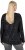 Ulla Popken Metallic Print Extra Soft Christmas Sweatshirt Black - Megztiniai ir džemperiai - 