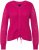 Ulla Popken Shaker Stitch Cropped Gathered Sweater Fuchsia Pink - Megztiniai ir džemperiai - 