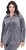 Ulla Popken Velour Loungewear Jacket Dark Grey - Megztiniai ir džemperiai - 