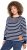 Ulla Popken Striped Drawstring Hem Sweatshirt Navy - Megztiniai ir džemperiai - 