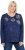 Ulla Popken Metallic Print Extra Soft Christmas Sweatshirt Ink Blue - Megztiniai ir džemperiai - 