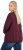Ulla Popken Sparkling Sequin Bows Christmas Sweatshirt Plum - Megztiniai ir džemperiai - 