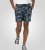 D555 Cleethorpes Hawaii Printed Swimshorts Navy - Maudymosi šortai - Didelio dydžio vyriški maudymosi šortai