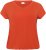 Kaffe Curve Jena V-Neck T-Shirt Grenadine Red - Marškinėliai - 