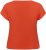Kaffe Curve Jena V-Neck T-Shirt Grenadine Red - Marškinėliai - 