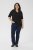 Kaffe Curve Phoelina T-Shirt Black - Marškinėliai - 